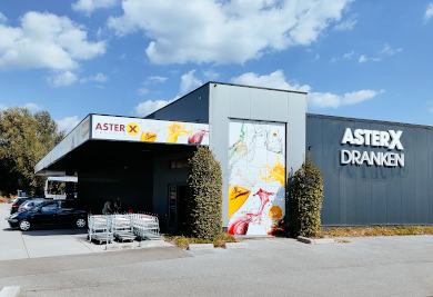 AsterX Dranken Heist-op-den-Berg - gevel en parking