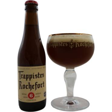 Uitgeschonken Rochefort 6 in bijhorend kelkglas