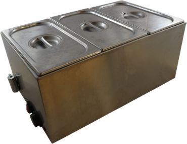 Bain-marie huren met 3 vakken