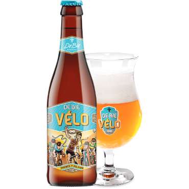 De Bie Vélo: flesje en uitgeschonken in glas