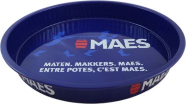 Blauw dienblad van Maes