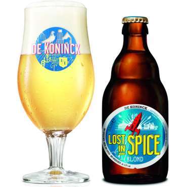 Een uitgeschonken List in Spice naast bierfles