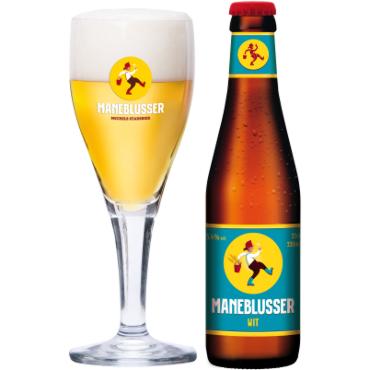 Uitgeschonken Maneblusser Wit in bijhorend glas
