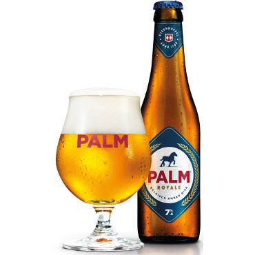 Uitgeschonken Palm Royale in bijhorend glas
