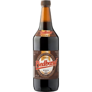 Grote fles Piedbœuf Bruin tafelbier