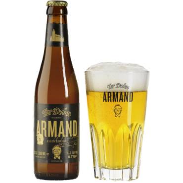 Uitgeschonken Armand Ter Dolen in bijhorend bierglas