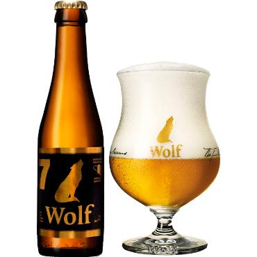 Uitgeschonken Wolf 7 in bijhorend glas