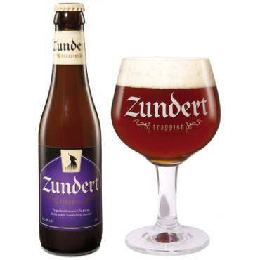 Uitgeschonken Zundert 8 Trappist in bijhorend kelkglas