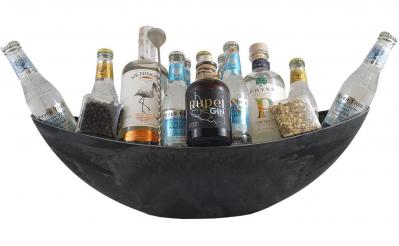 Geschenk met Rupel Gin, Sir Edmond Gin en Fryns