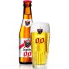 Uitgeschonken alcoholvrije Jupiler 0.0 in bijhorend ribbeltjesglas