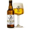 Uitgeschonken Charles Quint Goudblond in bijhorend kelkglas