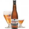 Uitgeschonken Affligem Tripel in bijhorende bierglazen