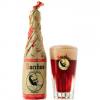 Uitgeschonken Bacchus Kriekenbier in bijhorend glas