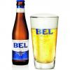 Uitgeschonken Bel Pils in bijhorend glas