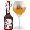 Uitgeschonken Bon Secours Blonde de Noël in bijhorend glas