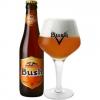 Bush Amber uitgeschonken in Bushglas met flesje ernaast