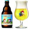 Uitgeschonken Chouffe Soleil in glas van Brasserie d'Achouffe