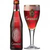 Uitgeschonken Corsendonk Dubbel Kriek in bijhorend glas
