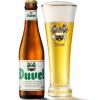 Uitgeschonken Duvel Groen in bijhorend fluitglas