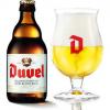 Duvelflesje met vol Duvelglas
