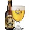 Uitgeschonken Grimbergen Goud 8° in bijhorend kelkglas
