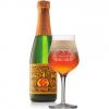 Uitgeschonken Lindemans Oude Gueuze Cuvée René in bijhorend glas