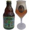 Uitgeschonken Lupulin Monster in bijhorend bierglas