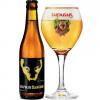 Uitgeschonken Lupulus Blanche in bijhorend glas