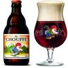 Uitgeschonken Mc Chouffe in glas van Brasserie d'Achouffe