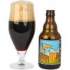Neuzebier Tripel Bruin uitgeschonken met schuimkraag in Neuzebierglas