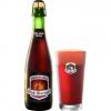 Uitgeschonken Oude Kriek Oud Beersel in bijhorend glas