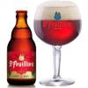 Uitgeschonken St-Feuillien Cuvée de Noël in bijhorend bierglas