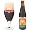 Uitgeschonken Stouterik in bijhorend bierglas